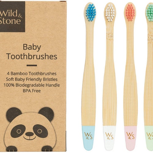 Wild & Stone Organic Baby Bamboo Toothbrush