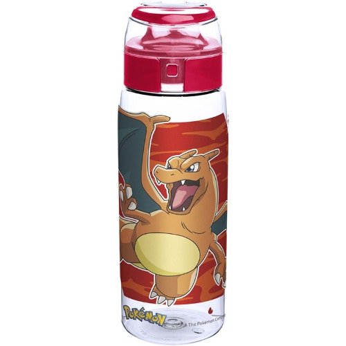 Zak Designs POKC-K951 Pokemon Reusable Tritan Plastic Water Bottle