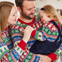 christmas fair isle matching jumpers