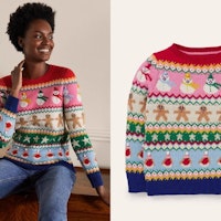 mum and baby christmas jumper