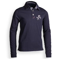 Fouganza Long-sleeved polo shirt