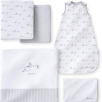 Silver Cross 5-Piece Stork Baby Bedding Set