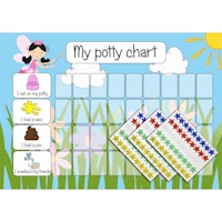 kids2learn Personalised Fairy Potty Training Reward Chart