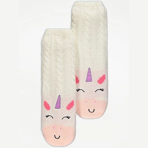 Best kids' slippers: Asda unicorn slipper socks