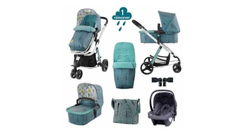 Cosatto Giggle 2 Travel System & Accessories Bundle-Fjord