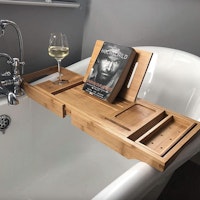 bathbü Premium 100% Bamboo Bath Tray
