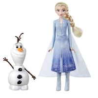 Disney Frozen Talk and Glow Olaf and Elsa Dolls