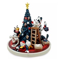 Disney Store Mickey and Friends Christmas Musical Figurine