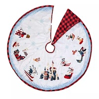 Disney Store Mickey and Friends Walt's Holiday Lodge Tree Skirt