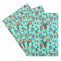 Disney Store Stitch Festive Wrapping Paper