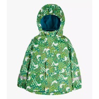 Frugi Kids' Puddle Buster Geese Print Waterproof Coat