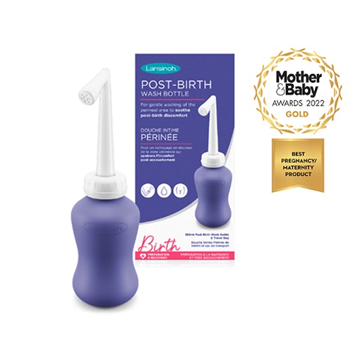 post birth wash bottle gold