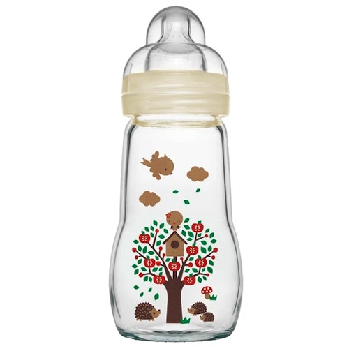 MAM Feel Good Glass Baby Bottle