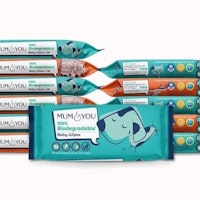 Mum & You 100% Biodegradable Vegan Registered Plastic Free Baby Wet Wipes