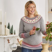 Penguin Cashmere Mix Fair Isle Maternity Jumper