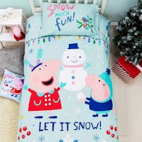 Peppa Pig Snowman Duvet Cover
