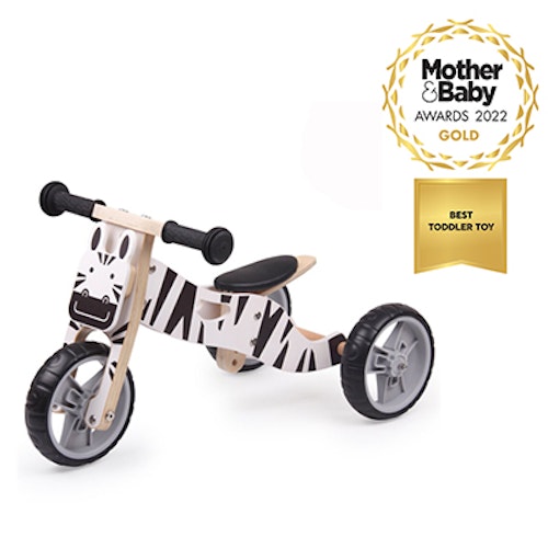 2 in 1 Zebra Themed Balance Bike Review