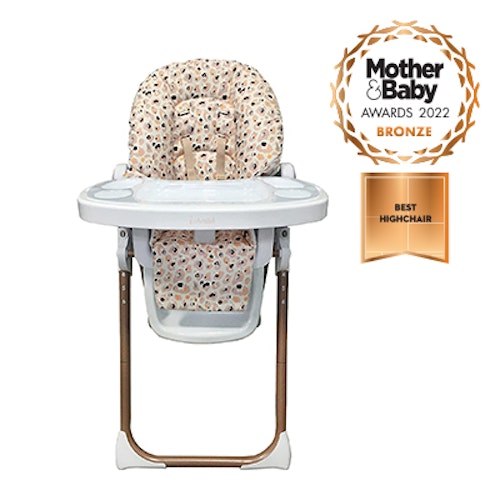 bronze highchair