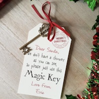 A Little Bit Vintage Co Santa's Magic Key