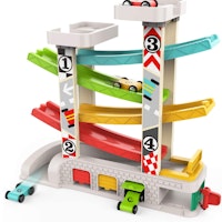 TOP BRIGHT Car Ramp Toy for 1 2 3 Year Old Boy Gifts Birthday Presents