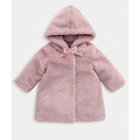 Pink Faux Fur Coat