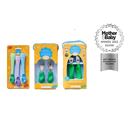 Nana’s Manners Ltd First Complete Cutlery Range from Baby to Child