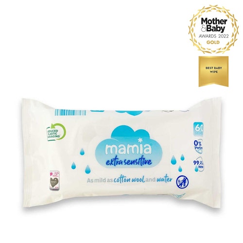 Mamia Extra Sensitive Baby Wipes from Aldi