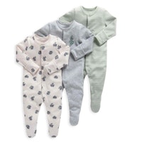 Koala Jersey Cotton Sleepsuits 3 Pack