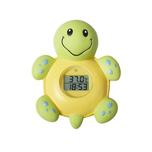 Turtle Bathtime Clock and Thermometer