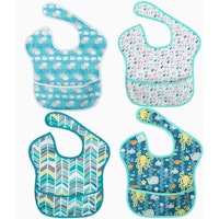4 Pack Baby Bibs Unisex Waterproof Bib