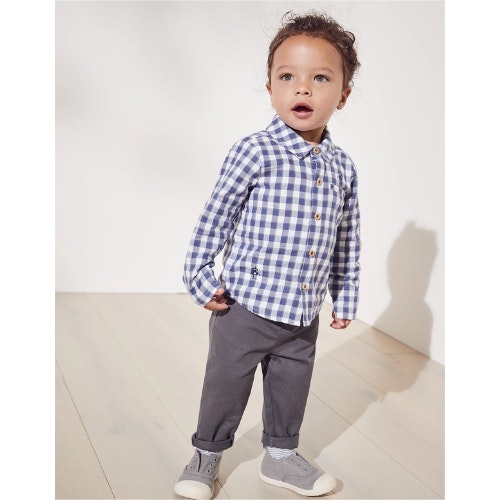 Checked Shirt & Trouser Set (0mths-1.5yrs)