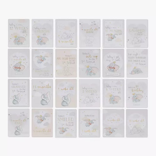 Disney Dumbo Early Milestone Cards, Set of 24