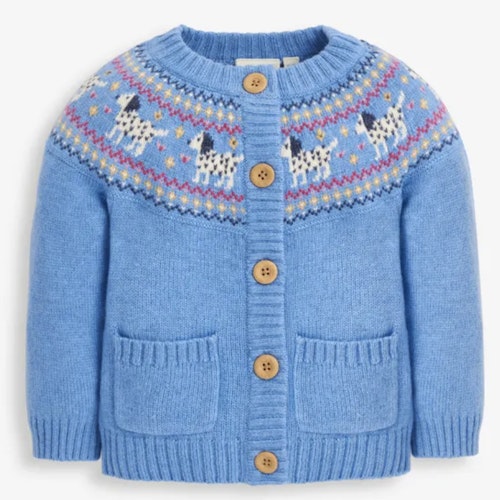 Dalmation Fair Isle Cardigan