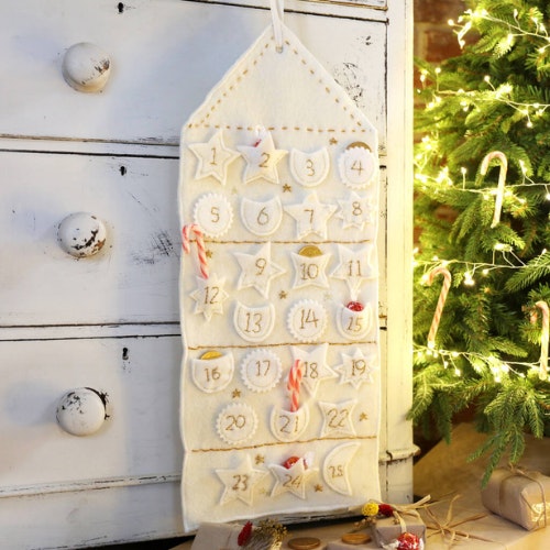 Felt House Wall Hanging Advent Calendar