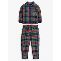 Jojo Maman Bebe Kids Navy Check Pyjamas