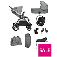 Mamas & Papas Ocarro 8-Piece Bundle - Fossil Grey