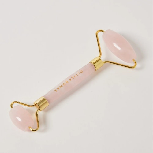 Oliver Bonas Rose Quartz Face Roller