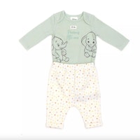 Disney Store Dumbo Baby Body Suit and Bottoms Set