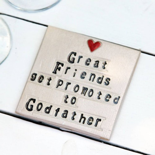 Godparent Ceramic Coaster