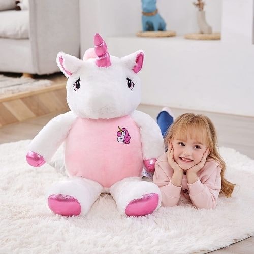 Licorne géante en peluche IKASA