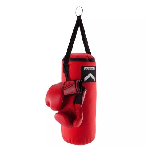 Kids' boxing bag and glove set