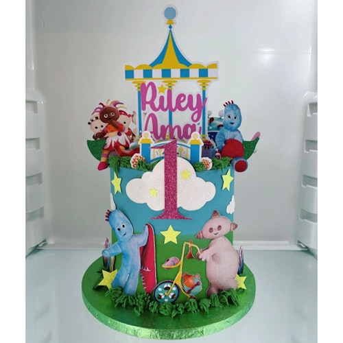 Night Garden cake topper set