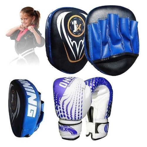ONEX Boxing Gloves and Focus Pads Set
