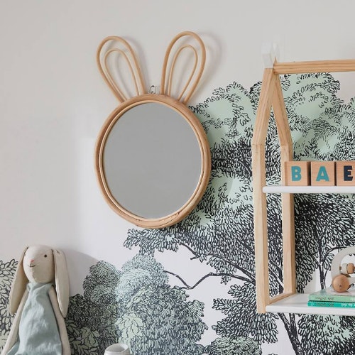 Rattan Mirror, Rabbit