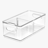 The Home Edit & iDesign Divided Fridge Bin