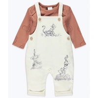 Unisex Disney Tigger Dungarees & T-Shirt Set