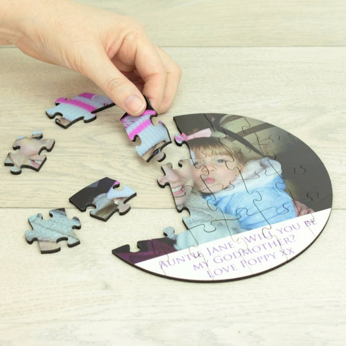 25 Piece Will You Be My Godparent Photo Puzzle