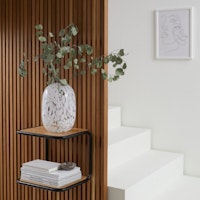 H&M Patterned Large Glass Vase