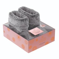 Microwavable Faux Fur Slipper Boots