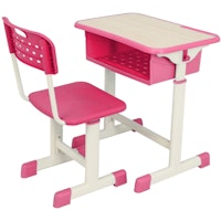ShowMaven Height Adjustable Children's Desk and Chair Workstation